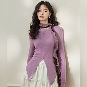 KOUSE long sleeve top light pink